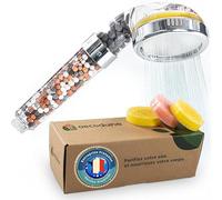Aecodune Soffione Doccia Con Filtro Premium Vitamina C - Purezza Superiori - Migliora La Tua Bellezza - Filtro Doccia Universale Anticalcare con Essenze - Riduce il 99% di Fluoro, Cloro e Altro