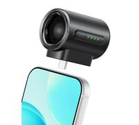 Aecooly Potente Ventilatore USB C, 17000 giri/min, ad alta velocità | compatibile con iPhone, iPad, tablet, mini ventilatore portatile a 4 velocità, per estate, viaggi, regali per donne-nero