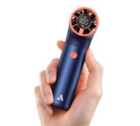 Aecooly Ventilatore portatile portatile, potente mini ventilatore turbo, 19000 giri/min, Aero Ultra ad alta velocità, tempo di raffreddamento massimo 11,5 ore, custodia in alluminio a 7 velocità