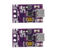 AEDIKO 2 pezzi QC AFC PD2.0 PD3.0 to DC Spoof Scam Fast Charge Trigger Polling Detector USB-PD Notebook Power Supply Change Board Module Type-C