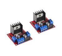 AEDIKO 2 pz L298N Motor Drive Controller Board DC Dual H-Bridge Robot Stepper Controllo Motore e Unità Modulo per Arduino Smart Car