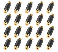 AEDIKO 20 adattatori video RCA Female to Female RCA Female to Female Audio Video Adapter for Speaker Cable