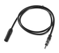 AEDIKO Cavo di prolunga antenna autoradio da 0,9 m, connettore DIN maschio a femmina FM AM radio coassiale cavo di prolunga per autoveicoli, camion, lettore CD stereo (1 m)