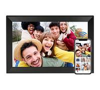 AEEZO Cornice digitale WiFi da 15,6 pollici, Full HD Touch Screen Smart Digital Photo Frame con 64GB di memoria, rotazione automatica, facile installazione per condividere foto o video tramite