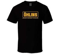 AEFDHGSN Ohlins Racing Suspension 3 Black T Shirt M