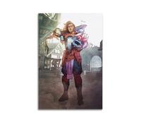 AEFEUGBE Tiny Tina's Wonderland Game Poster6, poster decorativo da parete su tela, stampa artistica moderna, per camera da letto, 40 x 60 cm