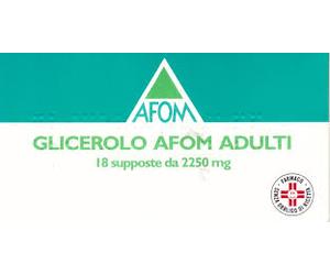 aeffe farmaceutici srl Glicerolo afom 18 supposte adulti