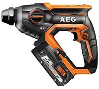 AEG 4935464985 BBH18C LI-202C - Martello combinato 18 V, attacco SDS-Plus, regolazione del numero di giri/scatti, 2 batterie 2,0 Ah, caricatore