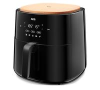 AEG AAF7B Friggitrice ad aria senza olio, capacità 7 l, 1800 W, Airfryer con controllo touch, 8 programmi automatici, timer 60 min, temperatura massima 200 °C, adatto per lavastoviglie, nero lucido