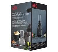 AEG ACBC1 tritatutto (tritatutto multiplo per Gourmet 7 frullatore compatto, facile triturazione di verdure, frutta, noci e altro ancora, universale, facile da pulire, lavabile in lavastoviglie, nero)