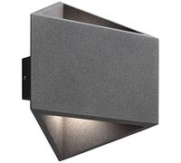 AEG AEG280055 - Lampada da parete per esterni, 2 luci, in alluminio pressofuso, 4 W, colore: Antracite
