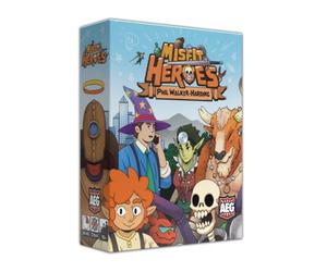 AEG Alderac Ent. | Misfit Heroes | Gioco Di Carte Con Tableau, Combinazioni Di Personaggi Trasparenti | 2-4 Giocatori | 30-45 Minuti