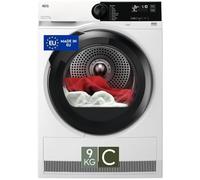 AEG Asciugatrice Serie 7000, SensiDry 9 kg TR7HE9C, Classe C, MixDry per Cotoni e Sintetici, Tecnologia PrecisDry per Risparmio Energia, Pompa di Calore