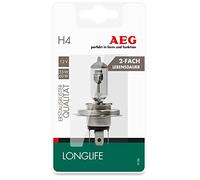 AEG Automotive 97286 Lampadina a incandescenza Longlife H4, P43t, 60/55W, 1 pezzo