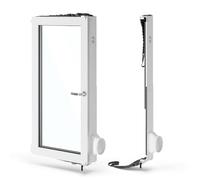 AEG AWKIT5 Premium Window Kit/installazione rapida/set di sigillatura per finestre/raffreddamento efficiente/risparmio energetico/adatto per tutti i climatizzatori portatili con diametro del tubo di