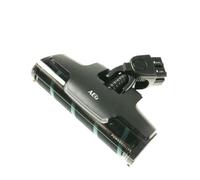 AEG AZE137 Power Soft Roller Ugello ideale per pavimenti duri, eccellente assorbenza, luci anteriori a LED, polveri sottili e particelle XXL, pulizia delicata, adatto per QX9, nero