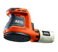 AEG Levigatrice roto-orbitale a batteria BEX18-125-0 18V, senza batteria, con sacco raccoglipolvere e carta abrasiva, in cartone Quantità:1