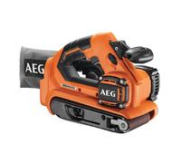 AEG BHBS18-75BL-0 Levigatrice a Nastro 18V Brushless, Batteria non Inclusa, con Impugnatura Ergonomica e Velocità Variabile, Nastri Lunghi Fino a 457 mm e Larghi 75 mm