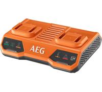 AEG BL18C2 Caricabatteria 18V a Due Porte Compatibile con le Batterie AEG PRO18V