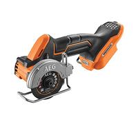 AEG BMMS18SBL-0 Smerigliatrice SubCompact 18V Brushless, Batteria Non Inclusa, Eroga Fino a 20.000 g/min, Peso di 1.2 Kg con Batteria 2.0Ah, Diametro Disco 76 mm, Massima Capacità di Taglio 16 mm