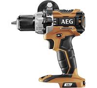 AEG BSB18C2BL-0 Trapano a Percussione Brushless 18V Compatto, Batteria Non Inclusa, Lunghezza 183mm, Potenza Fino a 60Nm (con Batteria 2.0Ah)/65Nm (con Batteria 4.0Ah), 2 Velocità: 0-500/0-1950 g/min