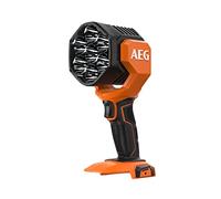 AEG BTL18C2-0 Torcia LED 18V ad Elevata Luminosità, con 7 Luci LED, con 3 Differenti Impostazioni di Luminosità, Fino a 3200 Lumen di Luminosità, con Testa Ruotabile e Attacco 1/4"