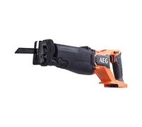 AEG BUS18BL2-0 Sega Diritta Brushless a Batteria 18V, Batteria Non Inclusa, Cambio Lama Effettuabile Senza Attrezzi, Corsa Lama 32 mm, Scarpa Regolabile, Tagli Fino a 3.200 c/min