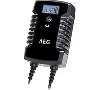 AEG Automotive 10617 - Caricatore a microprocessore per Batteria Auto LD 6.0, 6 Amp per 6/12 V, Livelli di Carica 7-HF, Funzione di Avvio Automatico, connessione Comfort