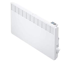 AEG casa Technik 236536 parete Termoconvettore WKL 2505 per circa 25 m², Riscaldamento 2500 W, 5 - 30 gradi C, da appendere a parete, Display LCD, Timer settimanale, Metallo, colore: bianco