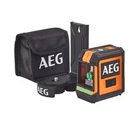 AEG CLG220-B Livella Laser Verde - 2 Linee, Batteria Non Inclusa, Illumina Fino