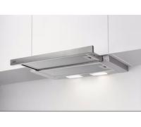 AEG DPS362AS Cappa aspirante a schermo piatto/scarico o ricircolo / 60 cm/grigio/max 215 m³/h/min. 58 - max 71 dB (A) / C/Tasti di corsa corto/grigio