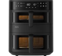 AEG Friggitrice ad aria calda a doppio cestello, 11 l, 2 scomparti per frittura parallela, cuocere grigliate, finestre e illuminazione interna, 8 programmi automatici, lavabile in lavastoviglie