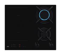 AEG HDB64623NB PIANO COTTURA A INDUZIONE, 4 zone di cotura, dimensioni: L 59 cm, P 52 piano in Vetroceramica, Nero