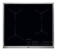 AEG IAE64411XB - Piano cottura autosufficiente, a induzione, serie 7000 con SenseBoil®, Hob²Hood con funzione Slider, 60 cm, telaio in acciaio inox, 4 zone di cottura, funzione di alimentazione,
