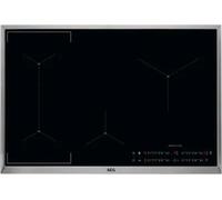 AEG IAE84421XB - Piano cottura a incasso, a induzione, 80 cm, con sensore di cottura, telaio in acciaio INOX