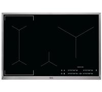 AEG IKE84445XB Induktionskochfeld Bridge Hob²Hoond Funktion Edelstahlrahmen SlimFit Design kein Schutzboden erforderlich B=766T=516 mm