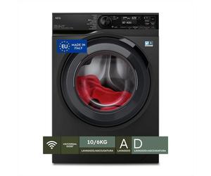 Aeg - Lavasciuga Lwr7black 10/6 Kg nero AEG