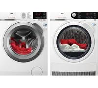 AEG Lavatrice L6FEG843 + Asciugatrice T8DBE853