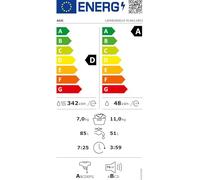 AEG Lavatrice WiFi - 11 kg di lavaggio - 7 kg di asciugatura - Serie 8000 PowerCare Prima Tecnologia & Dosaggio del detersivo auto - D/A 10% - NonStop 1kgin 1h - 1600 giri/min - LWR8D80610