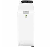 AEG LTA7E7231E - Lavatrice di carico superiore 7 kg, 1200 giri/min, installazione gratuita, funzione vapore, funzione Prosense, Soft Opening, cassetto LiquiSystem, display LCD XL, serie 7000, bianco