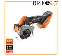 AEG MINI SMERIGLIATRICE BRUSHLESS DIAM Ø 76 FLESSIBILE 18V BMMS18SBL NO BATTERIA