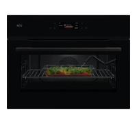 AEG NKK8N621B Forno a microonde Incasso | Classe N/A | 45cm, CombiQuick, Termosonda, Nero