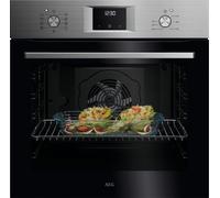 AEG OU5AB21FSM Forno multifunzione, 72 l, pulizia Aqua Clean, 9 programmi, ventilatore XXL SurroundCook, display LED, cottura multilivello, inox anti-impronte