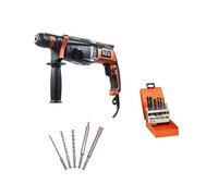 AEG - Perforatore per scalpello SDS+ 1010 W - per perforare, forare e scalpello - Sistema Fixtec - Punte 6, 8 e 10 e set di punte inclusi - Maniglia aggiuntiva inclusa - KH28 SUPERXEK KIT4