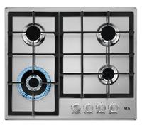 Piano Cottura a Gas Aeg 949640849 4 Fornelli 60 cm Argento