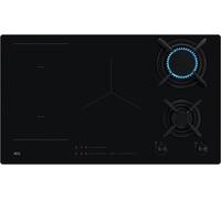 Aeg Piano Cottura misto 2 Fuochi a Gas 3 Fuochi Induzione Funzione Bridge Larghezza 90 cm colore Nero - HDB95623NB
