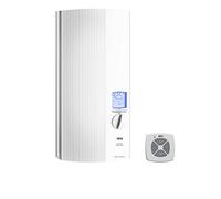 AEG Scaldabagno istantaneo DDLE 27 (222399) – 27 kW, LCD, ECO, doccia a pioggia, 400V, bianco