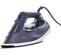 AEG SI6-1-2MN Ferro da stiro a vapore, 2400 Watt, 160 g, vapore, 0-40 g, indicazione del calore residuo, funzione autopulente, cavo da 1,95 m, sistema anticalcare, blu/bianco