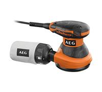 AEG EX125 ES Levigatrice Roto-Orbitale, Potenza di 300 Watt, Indicata per Lavori in Spazi Ristretti, Velocità Regolabile Tramite Rotella, con Sacchetto Raccogli-Polvere