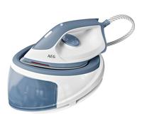AEG ST5-1-2DB Centro di stiratura a vapore, pressione vapore da 5 bar, colpo di vapore fino a 160 g/min, 2400 W, avvio rapido, funzione antigoccia, indumenti delicati, serbatoio acqua 1,2 l, blu